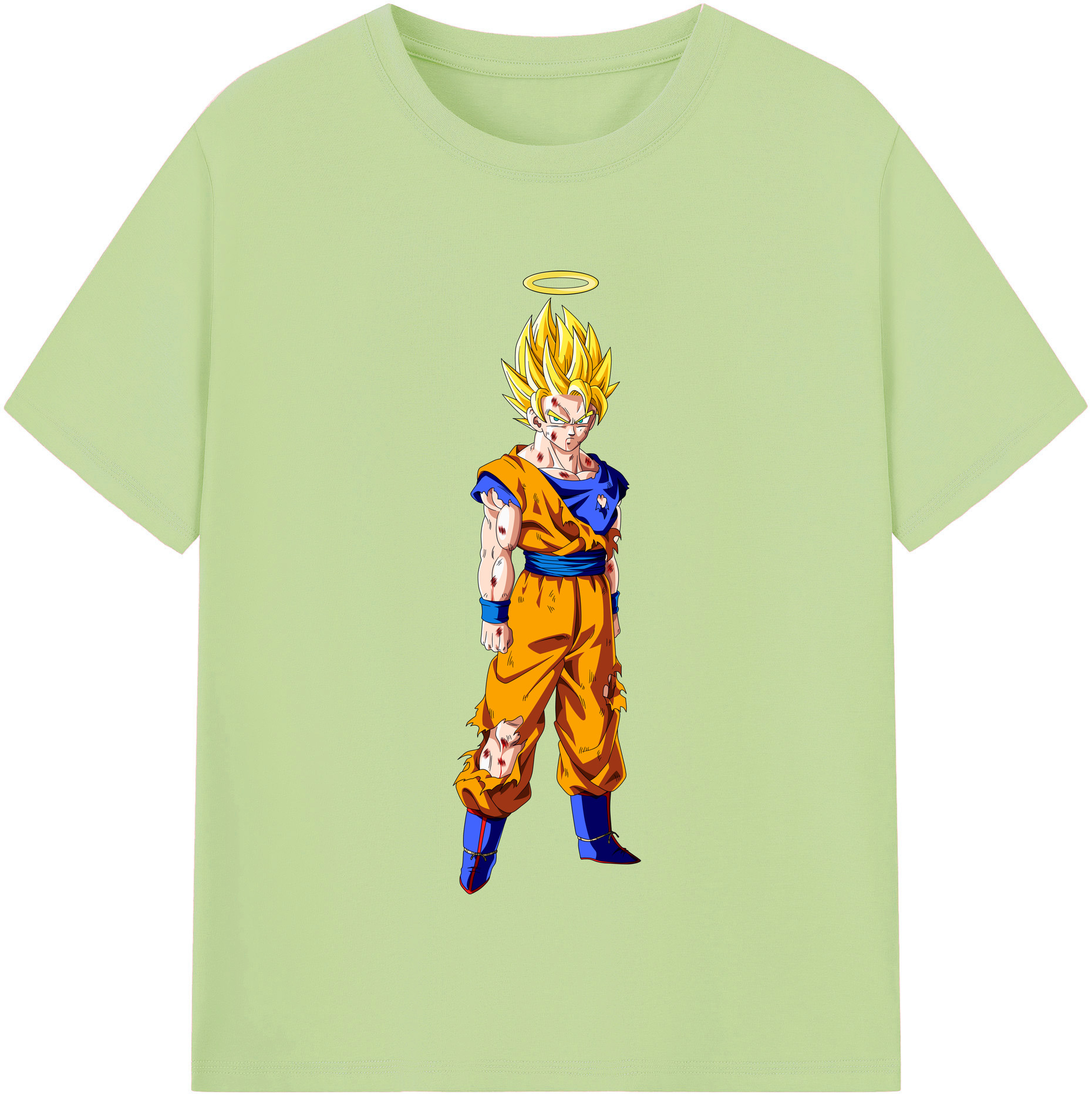 （画像用） ドラゴンボール 孫悟空（そん ごくう）Son Goku カカロット DRAGON BALL Kakarotto 綿100％半袖Tシャツ（フロントプリント）